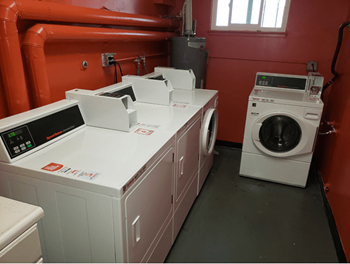 Resident laundry center