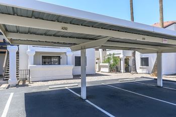 Reserved covered parking