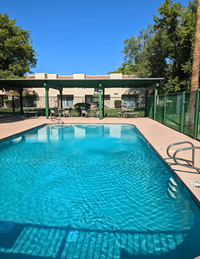 Tempe apartment for rent - our apartments showcase an unique swimming pool
