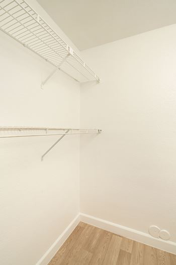 Spacious closets