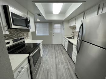 Tiled back splash