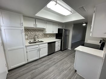 Tiled back splash