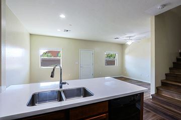 Glendale townhouse for rent - A kitchen with a sink and a window.