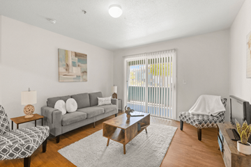 Yuma apartment for rent - a living room with a couch and a table