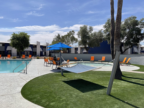 Phoenix apartment for rent - the pool area at our apartments in tempe