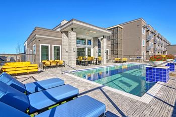 Heated resort style pool