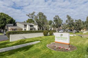 Glendale apartment for rent - the sign for sagwood park at the entrance of the community