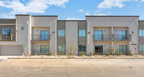 Phoenix apartment for rent - a building with a parking lot in front of it at Allora Phoenix Apartments, Phoenix, Arizona