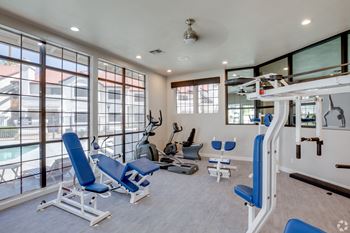 Well-equipped fitness center