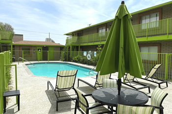 Sparkling pool