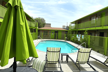 Sparkling pool
