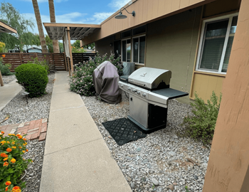 Private patio