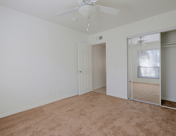 Carpeted floors