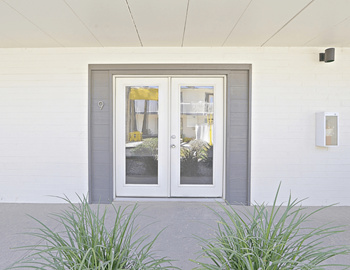 Entry french doors