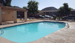 Phoenix apartment for rent - Pool View at Foothills Court Apartments, Phoenix Arizona