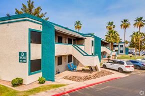 Mesa apartment for rent - Apartment Exterior at Gilbert Square Apartments, Mesa, AZ 85203