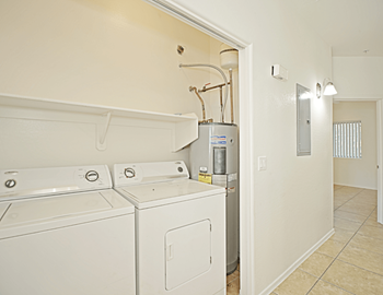 Full-size washer/dryer
