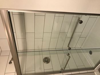 Beautiful sub tile shower*