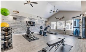 Glendale apartment for rent - the gym at the preserve at green valley apartments