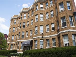 Washington apartment for rent - exterior view of the foreland apartments in capitol hill washington dc