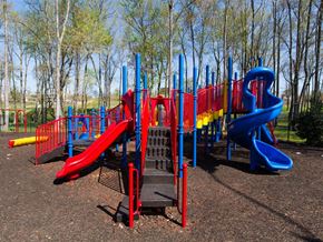 Washington apartment for rent - playground with jungle gym at oxon run park near park vista apartments in washington dc