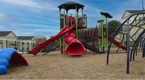 Washington apartment for rent - playground with jungle gym at sheridan station south in washington dc