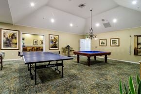 Fountain Valley apartment for rent - A room with a pool table and a ping pong table.