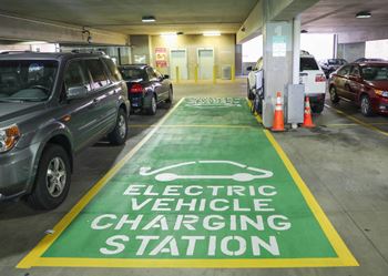 Electric car charging stations