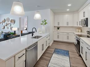 Owings Mills apartment for rent - Large Kitchen with Stainless Steel Appliances in a Two Bedroom Apartment in Baltimore County