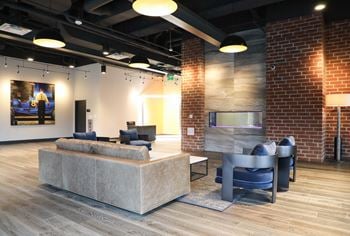 Grand lobby with open lounge area
