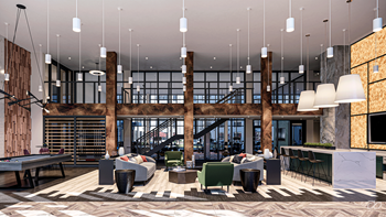 Clubhouse lounge