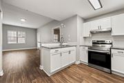 Atlanta apartment for rent - Upgraded kitchen with stainless steel appliances at Crogman School Lofts, Atlanta GA 30315
