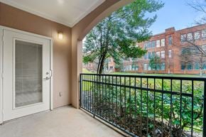 Atlanta apartment for rent - Private patio at Crogman School Lofts, Atlanta GA 30315