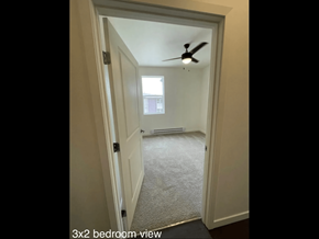 Aurora apartment for rent - bedroom with ceiling fan