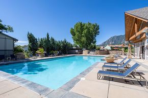 Colorado Springs apartment for rent - the swimming pool at the resort at paws up