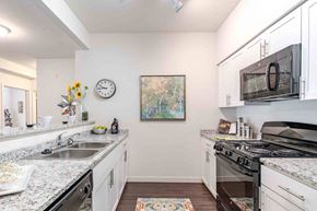 Eugene apartment for rent - Kitchen with appliances.
