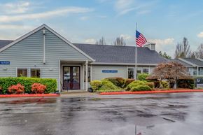 Tigard apartment for rent - the front of our leasing office