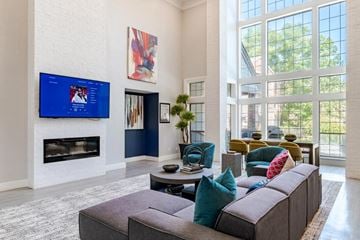 Laurel apartment for rent - a living room with a couch and a fireplace