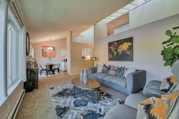 Tacoma apartment for rent - a living room with a couch and a table