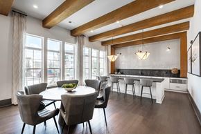 Gallatin apartment for rent - Resident lounge and clubhouse area with tables and chairs