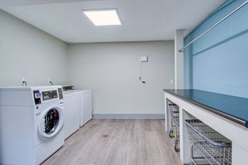 Eight on-site clothes care centers