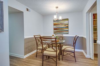 Vinyl wood look flooring
