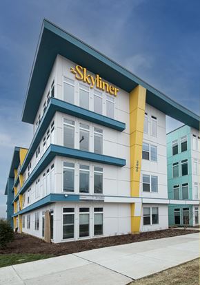 Nashville apartment for rent - a picture of the sky liner building