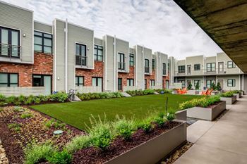 Lush green outdoor spaces