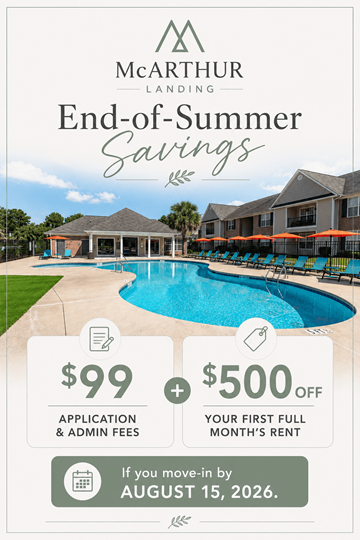 Fayetteville apartment for rent - McArthur Landing