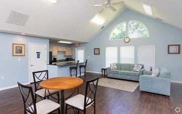Cary apartment for rent - a living room with a couch and a table