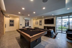 Thousand Oaks apartment for rent - a game room with a pool table and a television
