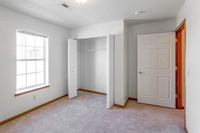 Minot apartment for rent - A room with a white door and a window.
