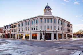 Charles City apartment for rent - a large building with a clock tower on the top of it