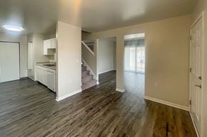 Bangor apartment for rent - A room with wooden floors and white walls.